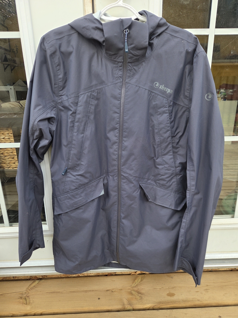 Men's Hooded Rain Jacket - Gray